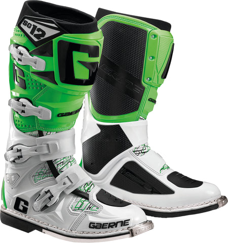 Sg 12 Boots White/Green Sz 9