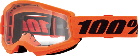 Strata 2 Junior Goggle Neon Orange Clear Lens