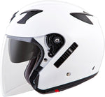 Exo Ct220 Open Face Helmet Gloss White Xl