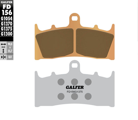 Brake Pads Sintered Ceramic Fd156g1375