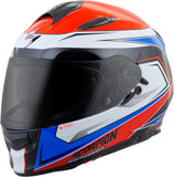 Exo T510 Full Face Helmet Tarmac Red/Blue Sm