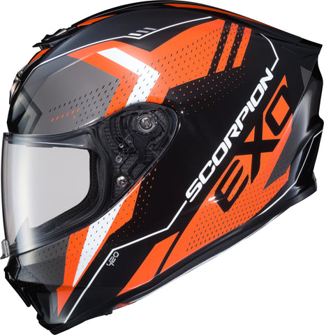 Exo R420 Full Face Helmet Seismic Orange Lg