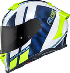Exo R1 Air Full Face Helmet Corpus White/Blue Md
