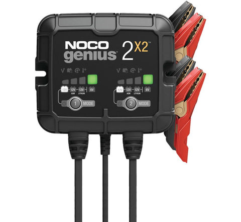 NOCO Genius 2- and 4-Bank Battery Chargers 2-Bank Charger