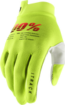 Itrack Youth Gloves Fluo Yellow Xl