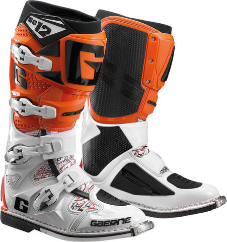 Sg 12 Boots White/Orange Sz 14