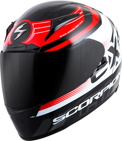 Exo R2000 Full Face Helmet Fortis Black/Red Lg