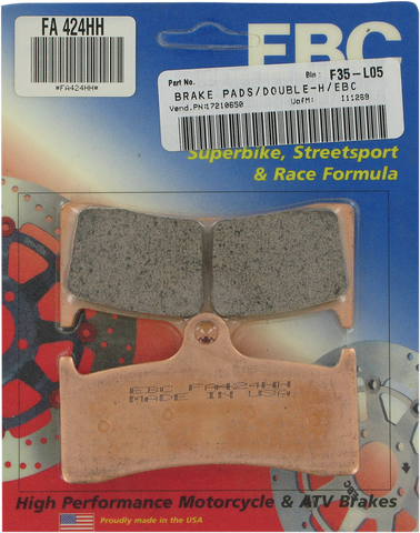 EBC HH Brake Pads - FA424HH FA424HH