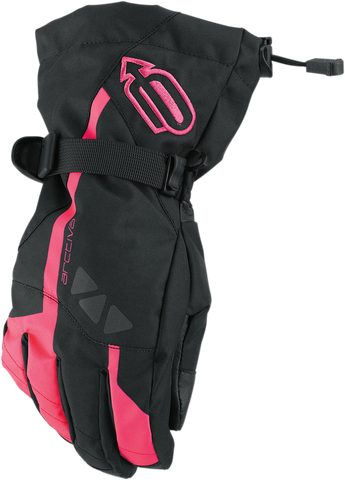 ARCTIVA Women's Pivot Gloves - Black/Pink - Large 3341-0408