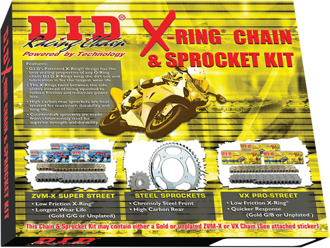 DID Chain Kit - Honda - CBR 600 F4i '01-'06 DKH-001