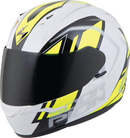 Exo R320 Full Face Helmet Endeavor White/Neon Md