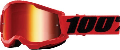 Strata 2 Goggle Red Mirror Red Lens