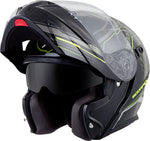 Exo Gt920 Modular Helmet Satellite Neon 2x