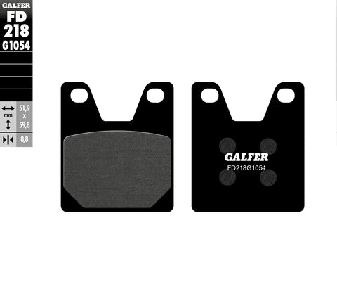 Brake Pads Semi Metallic Fd218g1054