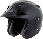 Exo Ct220 Open Face Helmet Gloss Black Sm