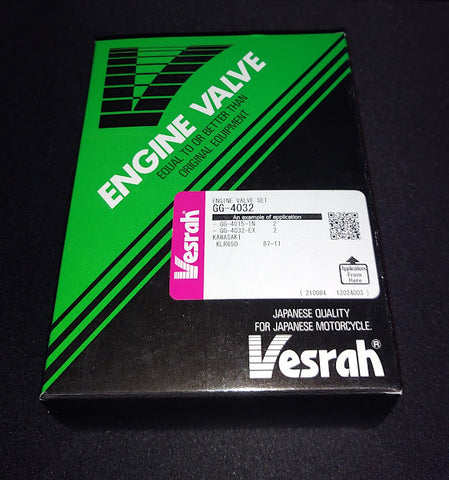Vesrah GG-4032 Intake / Exhaust valve set for KLR650 KLR-650