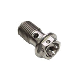 CTR Titanium Brake Banjo Bolts, Drilled for safety wire. M10x1.0 / M10x1.25