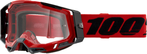 Racecraft 2 Goggle Red Clear Lens