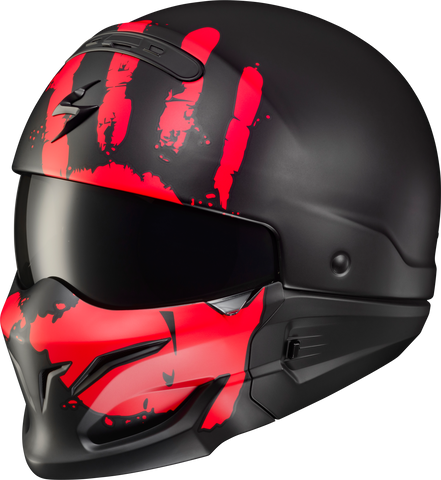 Covert Open Face Helmet Uruk Matte Red Md