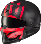 Covert Open Face Helmet Uruk Matte Red Sm