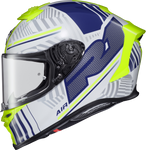 Exo R1 Air Full Face Helmet Juice White/Blue Xl