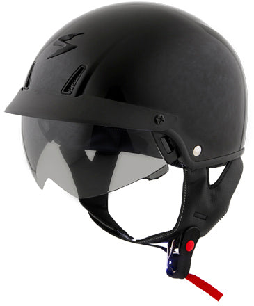 Exo C110 Open Face Helmet Gloss Black 2x