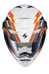 Exo At960 Modular Helmet Hicks White/Orange Md