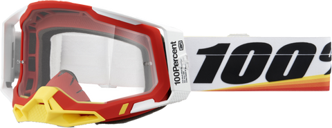 Racecraft 2 Goggle Arsham Red Clear Lens