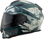 Exo T510 Full Face Helmet Cipher Green Xs