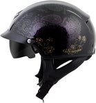 Exo C110 Open Face Helmet Azalea Black/Gold Xl