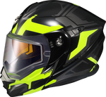 Exo At950 Helmet Ellwood Gloss Black/Hi Vis Lg (Dual)