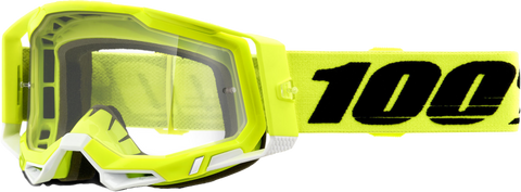 Racecraft 2 Goggle Yellow Clear Lens