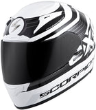 Exo R2000 Full Face Helmet Fortis White/Black Lg