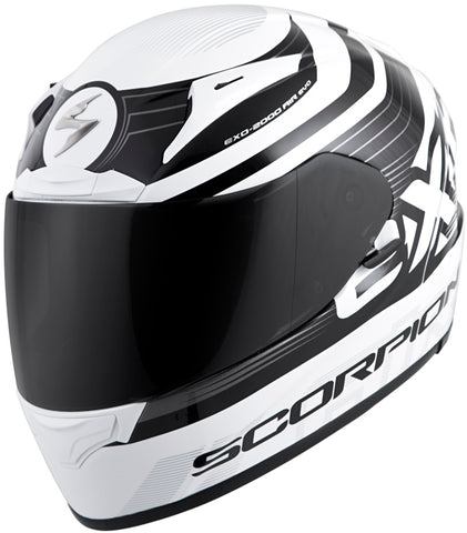 Exo R2000 Full Face Helmet Fortis White/Black Lg