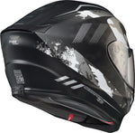 Exo R420 Full Face Helmet Distiller Matte Blk/Sil Sm