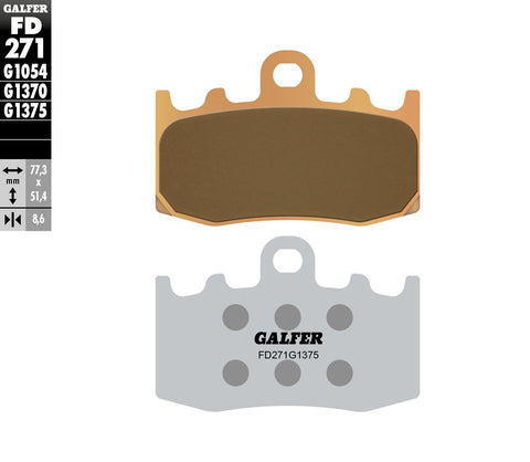Brake Pads Sintered Ceramic Fd271g1375