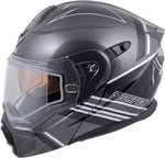 Exo At950 Cold Weather Helmet Teton Silver Md (Electric)