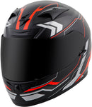 Exo R710 Full Face Helmet Transect Red Lg