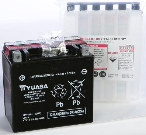 Battery Ytx14 Bs Maintenance Free