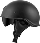 Exo C90 Open Face Helmet Matte Black Lg