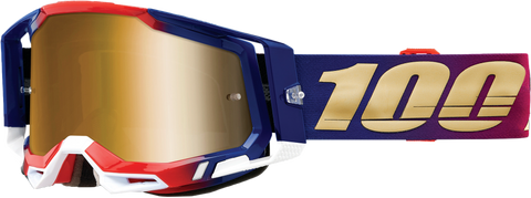 Racecraft 2 Goggle United Mirror True Gold Lens