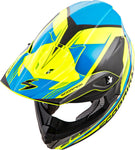 Vx R70 Off Road Helmet Ascend Neon/Blue Sm