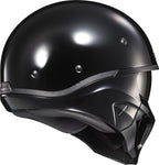 Covert X Open Face Helmet Gloss Black 3x