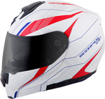 Exo Gt3000 Modular Helmet Sync White/Red/Blue Sm