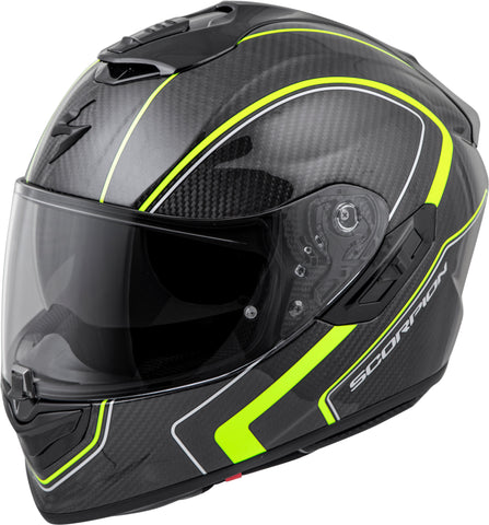 Exo St1400 Carbon Full Face Helmet Antrim Hi Vis Sm
