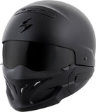 Covert Open Face Helmet Matte Black 2x