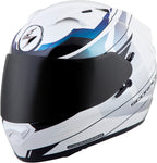 Exo T1200 Full Face Helmet Mainstay White/Blue Lg