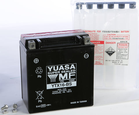 Battery Ytx16 Bs Maintenance Free