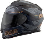 Exo T510 Full Face Helmet Cipher Black/Gold Lg