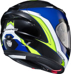 Exo R2000 Full Face Helmet Hypersonic Blue/Hi Vis 2x